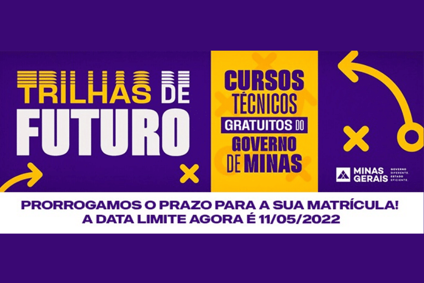 Read more about the article PRAZO ESTENDIDO PARA O TRILHAS DE FUTURO VAI ATÉ AMANHÃ, 11 DE MAIO